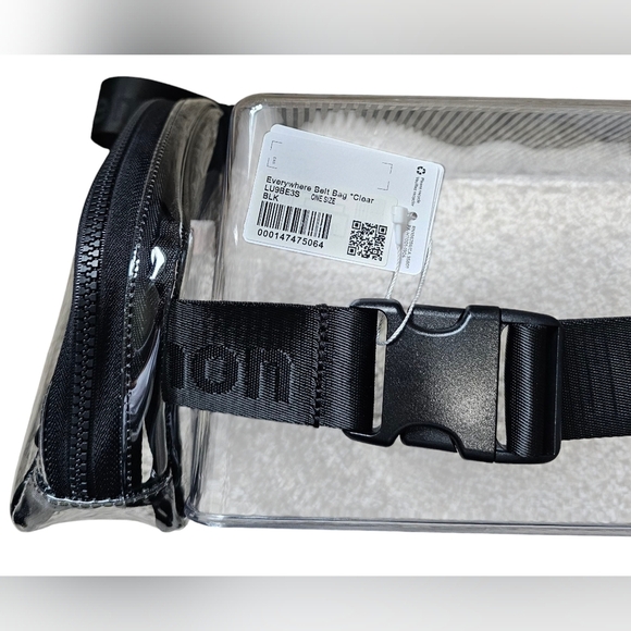 Lululemon Everywhere Belt Bag Black/Clear, NEW! - Picture 8 of 8